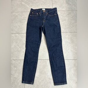 J. Crew Blue 9” high rise toothpick
